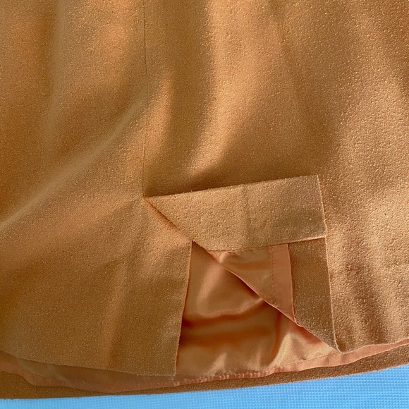 Miguelina Strapless Mini Silk Dress XS Orange Gold Party Going Out Wedding - Picture 6 of 12